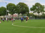 Laatste training S.K.N.W.K. JO9-1 van seizoen 2022-2023 (partijtje tegen de ouders) (83/178)